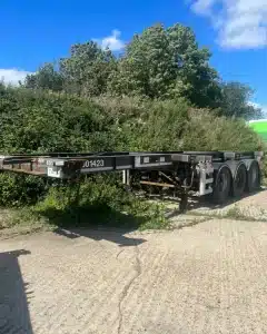 13.6m SDC Tri Axle Sliding Skeletal Trailer  (2014)