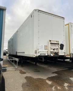 13.6m Krone Tri Axle Box Trailer 4m (Storage, 2011)